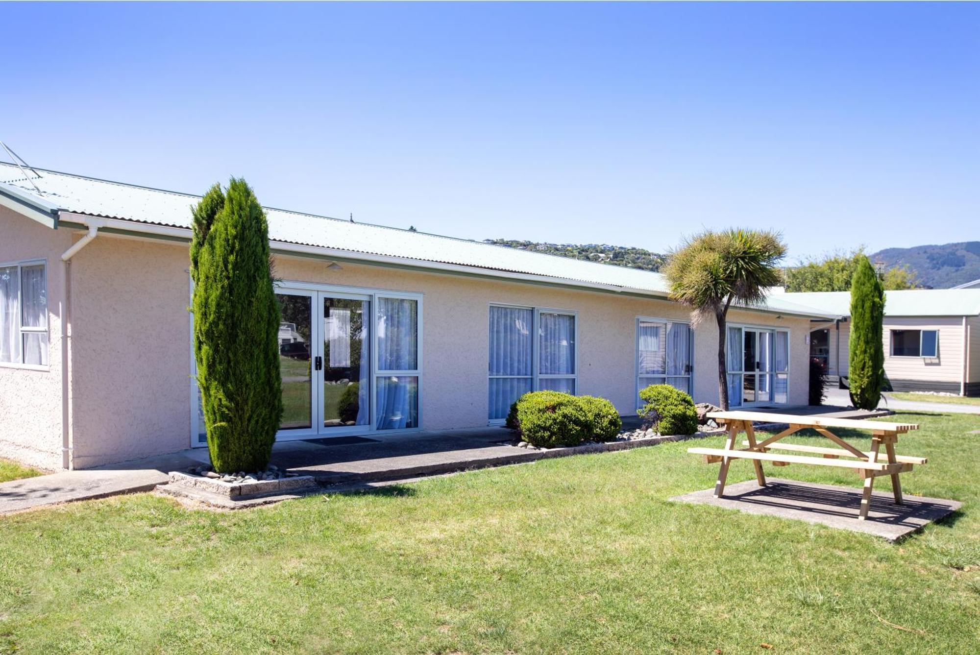 Tahuna Beach Holiday Park Nelson Zimmer foto